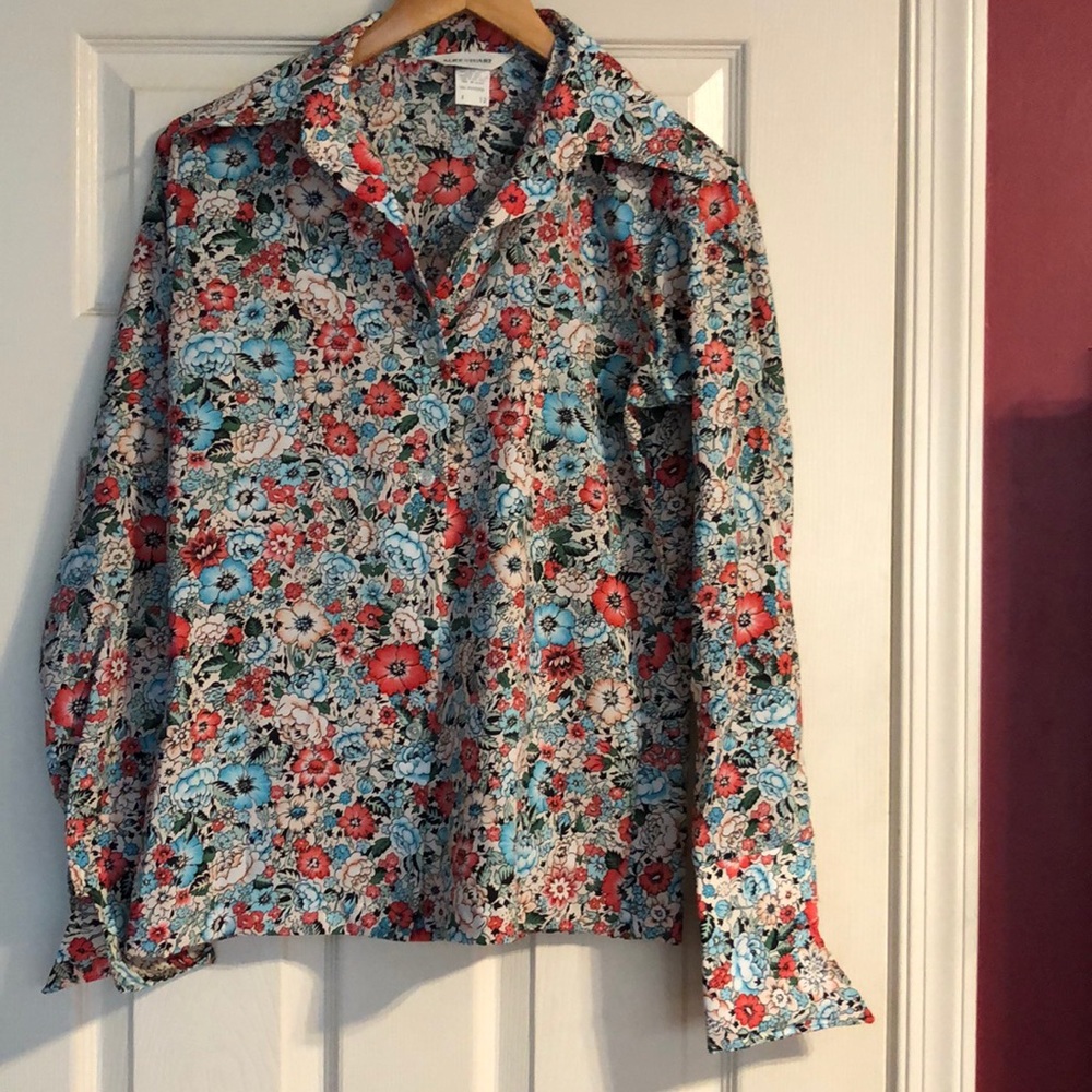 alice stuart button down blouse